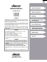 Preview for 7 page of Dacor PCOR30B Service Manual