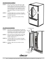 Предварительный просмотр 2 страницы Dacor PF36BNDFXX* Installation Instructions