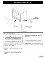 Предварительный просмотр 17 страницы Dacor PO227BK Installation Instructions Manual