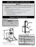 Preview for 5 page of Dacor Preference PHW Installation Instructions Manual