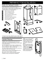 Preview for 6 page of Dacor Preference PHW Installation Instructions Manual