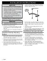 Preview for 8 page of Dacor Preference PHW Installation Instructions Manual