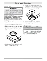 Предварительный просмотр 8 страницы Dacor PREFERENCE PHW30 Use And Care Manual