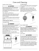 Предварительный просмотр 27 страницы Dacor Renaissance EOR Series Use And Care Manual