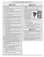 Preview for 5 page of Dacor Renaissance ER30G Use And Care Manual