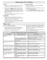 Preview for 13 page of Dacor Renaissance ER30G Use And Care Manual