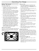 Preview for 14 page of Dacor Renaissance ER30G Use And Care Manual