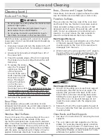 Preview for 18 page of Dacor Renaissance ER30G Use And Care Manual