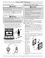 Preview for 19 page of Dacor Renaissance ER30G Use And Care Manual