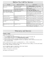 Preview for 21 page of Dacor Renaissance ER30G Use And Care Manual