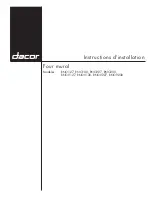 Предварительный просмотр 17 страницы Dacor Renaissance R130B Installation Instructions Manual