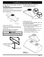 Preview for 17 page of Dacor Renaissance RNHE4812S Installation Instructions Manual