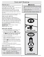 Preview for 8 page of Dacor Renaissance RNHP3018S Use And Care Manual