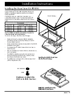 Предварительный просмотр 16 страницы Dacor Renaissance  RNIVS2 Installation Instructions Manual