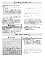 Предварительный просмотр 16 страницы Dacor Renaissance RNO127 Use And Care Manual