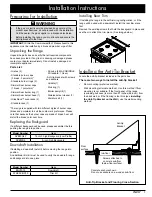 Preview for 9 page of Dacor Renaissance RNRP30G Installation Instructions Manual