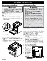 Preview for 12 page of Dacor Renaissance RNRP30G Installation Instructions Manual