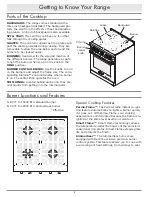 Preview for 6 page of Dacor Renaissance RNRP30GSNG Use And Care Manual