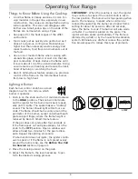 Preview for 11 page of Dacor Renaissance RNRP30GSNG Use And Care Manual