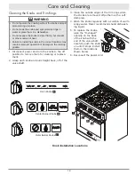 Preview for 21 page of Dacor Renaissance RNRP30GSNG Use And Care Manual