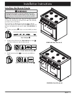 Предварительный просмотр 13 страницы Dacor Renaissance RNRP36G Installation Instructions Manual