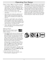 Preview for 11 page of Dacor Renaissance RNRP36GCLP Use And Care Manual