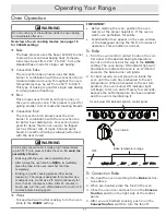 Preview for 13 page of Dacor Renaissance RNRP36GCLP Use And Care Manual
