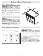 Preview for 6 page of Dacor Renaissance RNRP48GS Use And Care Manual