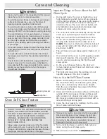 Preview for 18 page of Dacor Renaissance RNRP48GS Use And Care Manual