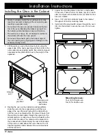 Предварительный просмотр 14 страницы Dacor Renaissance RNWO230 Installation Instructions Manual