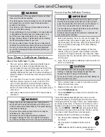 Preview for 27 page of Dacor RENAISSANCE RO Series Use And Care Manual