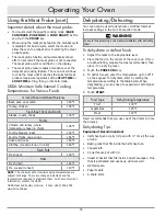 Предварительный просмотр 20 страницы Dacor Renaissance RO130B Use And Care Manual