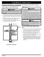 Предварительный просмотр 12 страницы Dacor Renaissance ROV130 Installation Instructions Manual