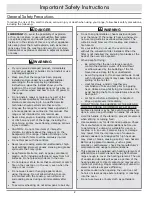 Preview for 4 page of Dacor Renaissance RR30NFS Use And Care Manual