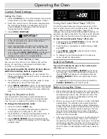 Preview for 10 page of Dacor Renaissance RR30NFS Use And Care Manual