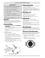 Preview for 8 page of Dacor RNF241WCL Use & Care And Installation Manual