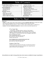 Preview for 2 page of Dacor RNHE36 Installation Instructions Manual