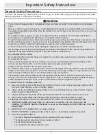 Предварительный просмотр 4 страницы Dacor RNHP3012 Use And Care Manual