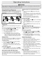 Предварительный просмотр 6 страницы Dacor RNHP3012 Use And Care Manual