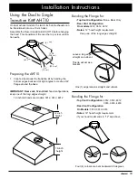 Предварительный просмотр 21 страницы Dacor RNHP36 Renaissance Installation Instructions Manual