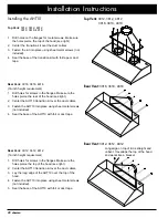 Предварительный просмотр 22 страницы Dacor RNHP36 Renaissance Installation Instructions Manual