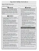 Preview for 4 page of Dacor RNR30NC Use And Care Manual