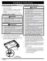 Preview for 10 page of Dacor SGM466B Installation Instructions Manual