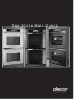 Preview for 1 page of Dacor Wall Ovens Manual