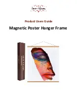 Предварительный просмотр 1 страницы Dacri Home Magnetic Poster Hanger Frame Product User Manual