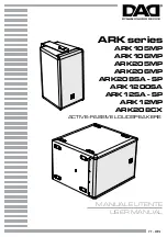 DAD ARK208SA-SP User Manual preview