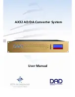 Preview for 1 page of DAD AX32 User Manual