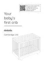 Preview for 3 page of dadada Cambridge Crib Assembly Instructions Manual