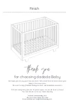 Preview for 10 page of dadada Cambridge Crib Assembly Instructions Manual