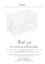 Preview for 15 page of dadada Cambridge Crib Assembly Instructions Manual